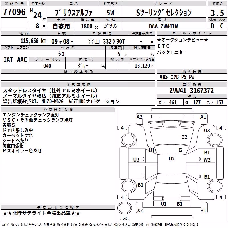 TOYOTA PRIUS ALPHA