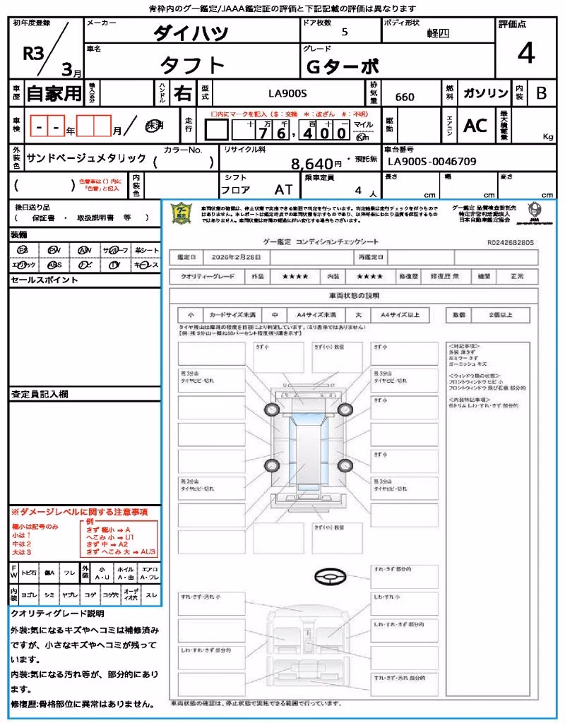DAIHATSU TAFT