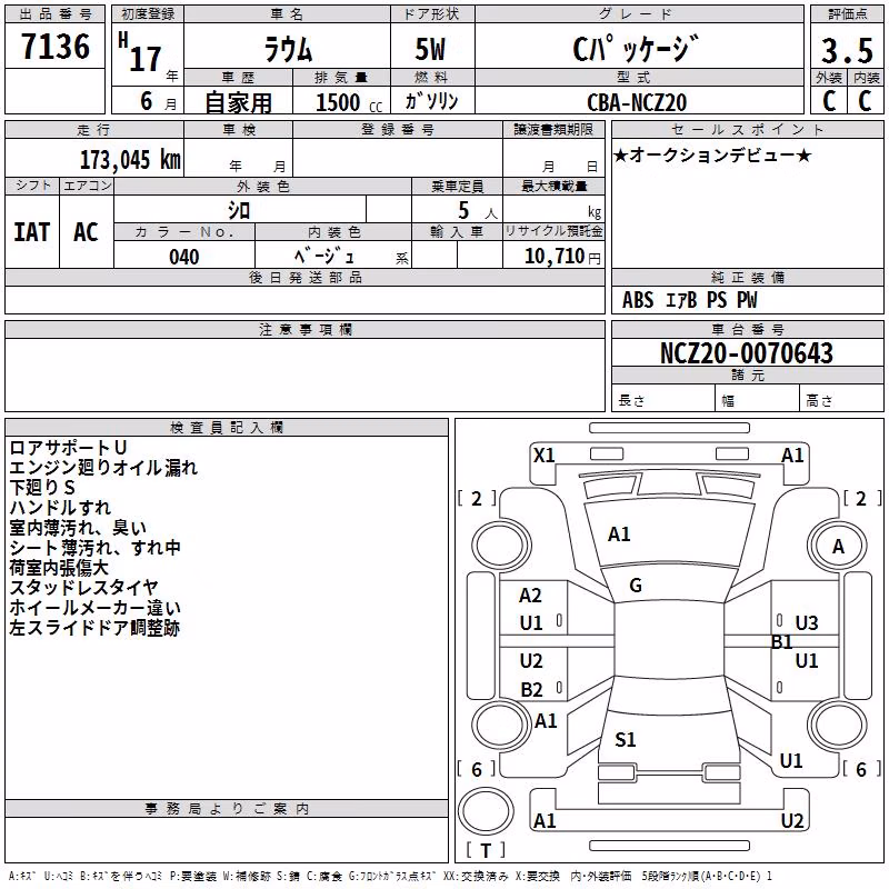 TOYOTA RAUM