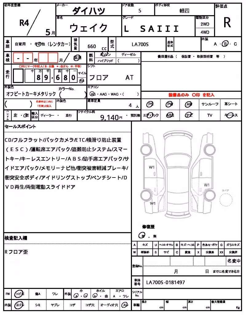 DAIHATSU WAKE