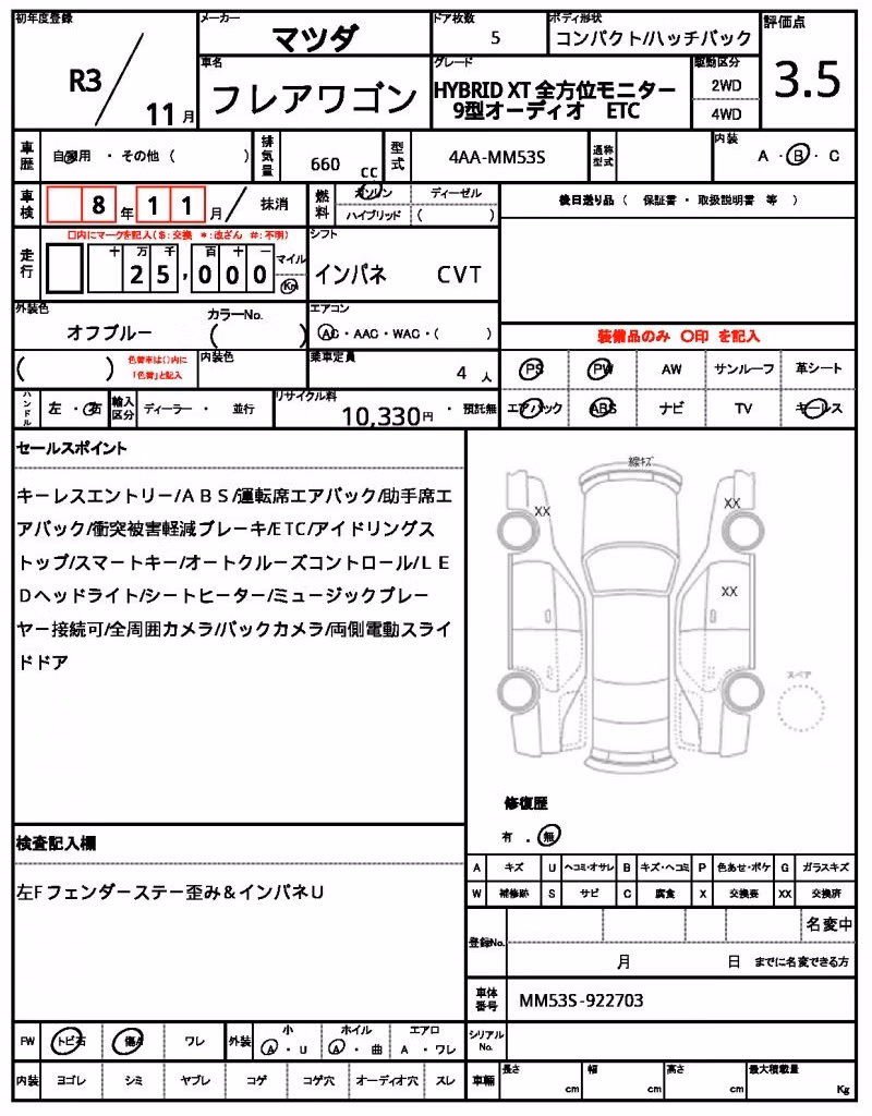 MAZDA FLAIR WAGON