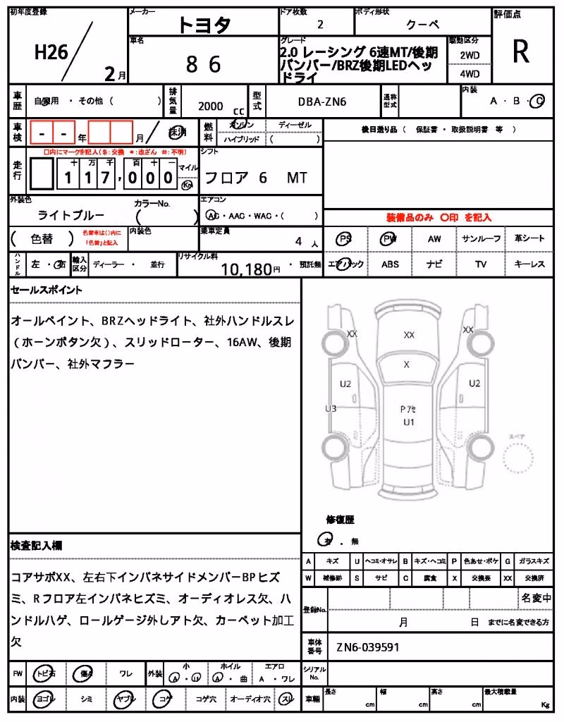 TOYOTA GT 86