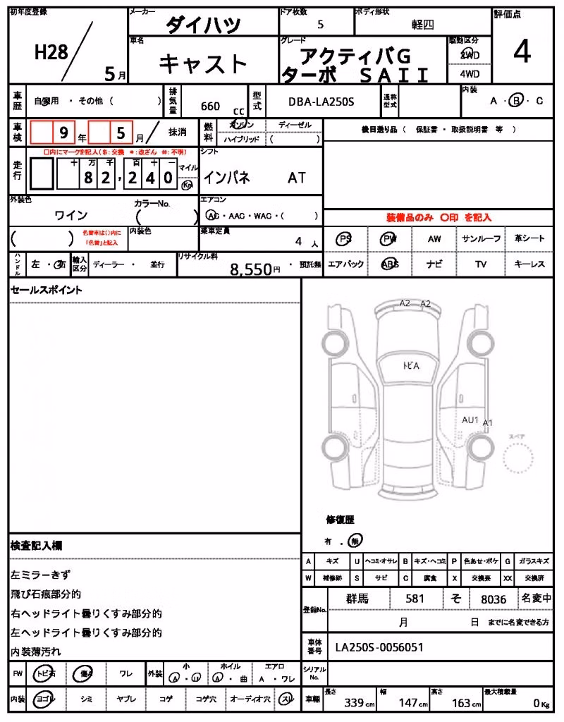 DAIHATSU CAST