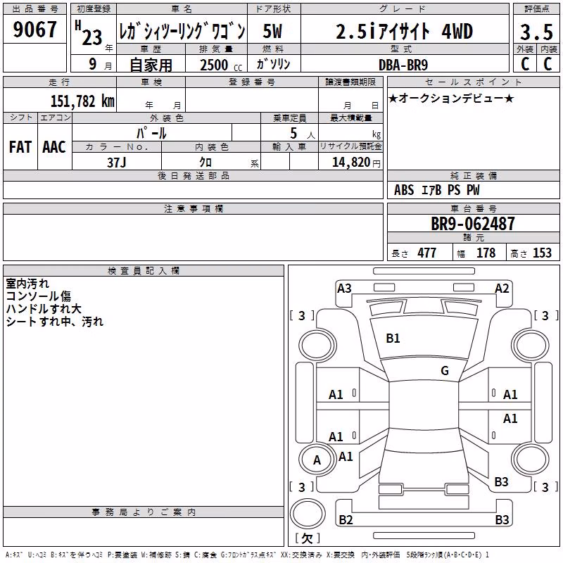 SUBARU LEGACY