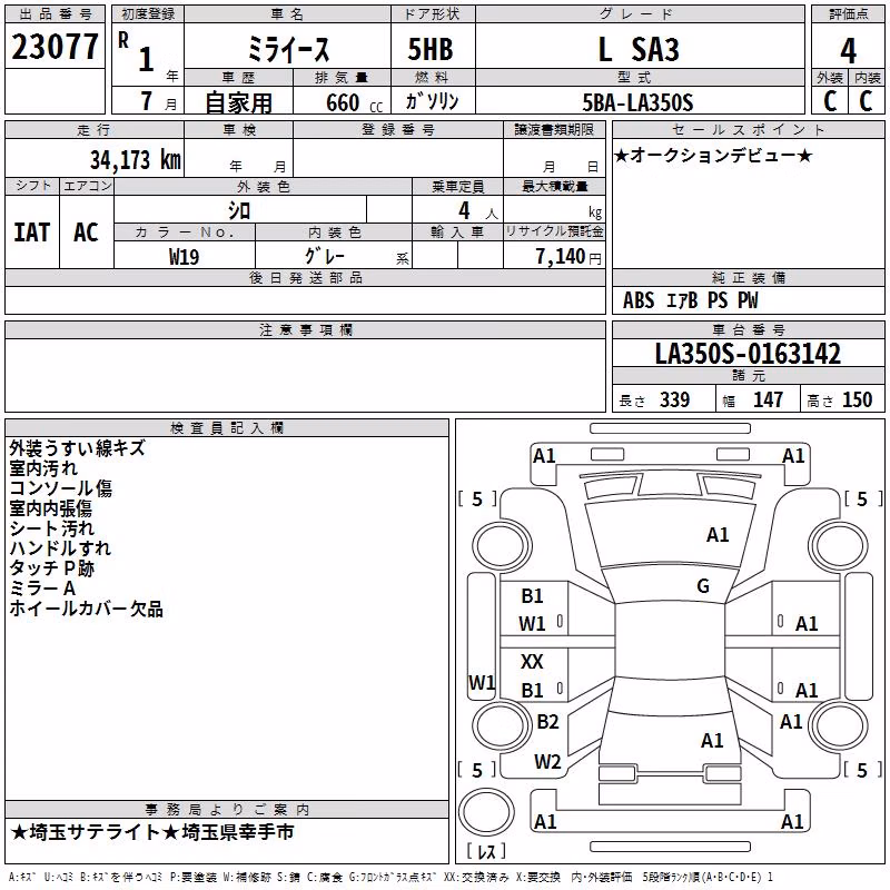 DAIHATSU MIRA E:S