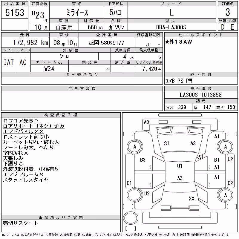 DAIHATSU MIRA E:S