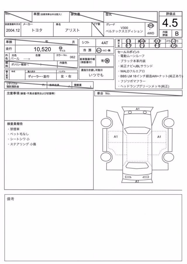 TOYOTA ARISTO