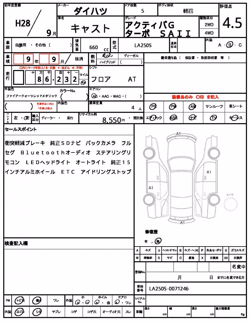 DAIHATSU CAST