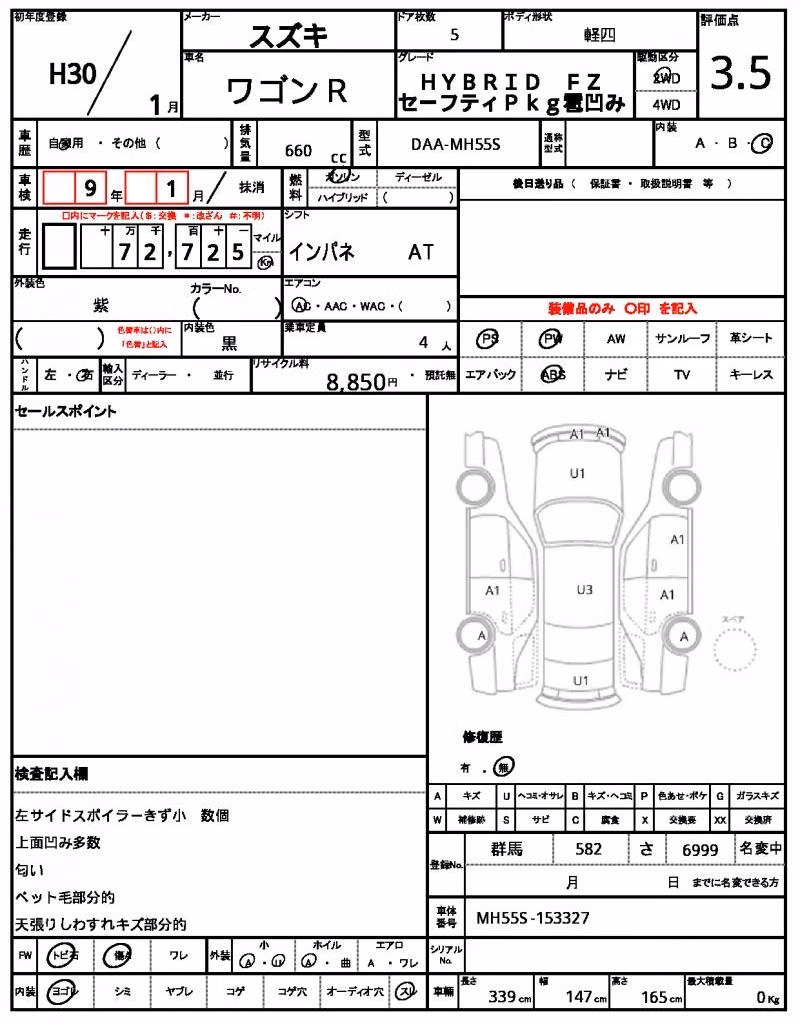 SUZUKI WAGON R