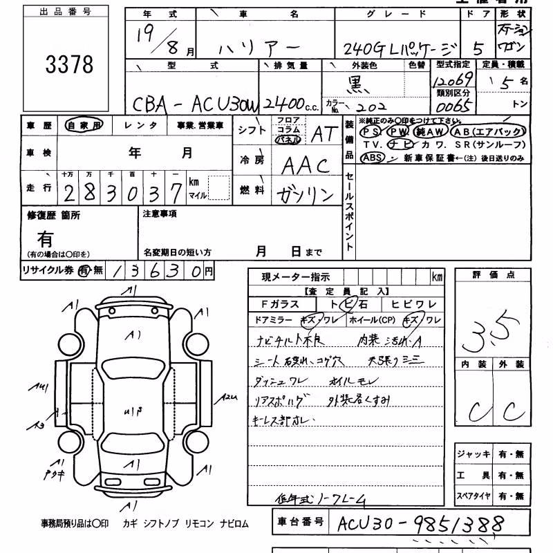 TOYOTA HARRIER