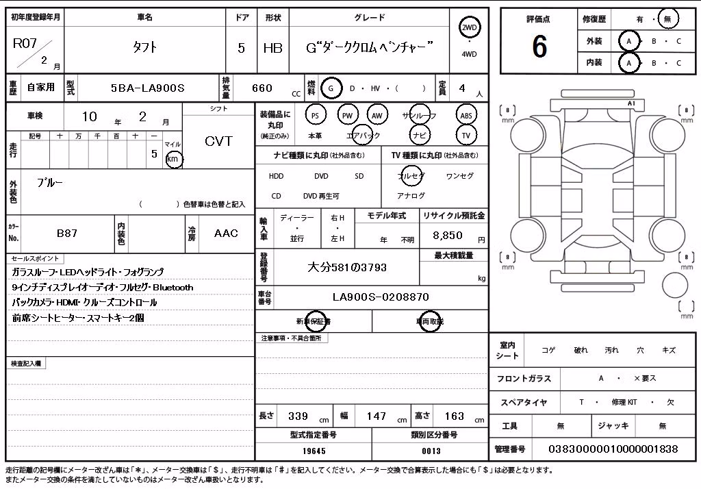 DAIHATSU TAFT