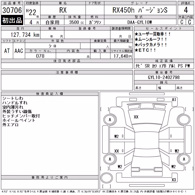 LEXUS RX450H