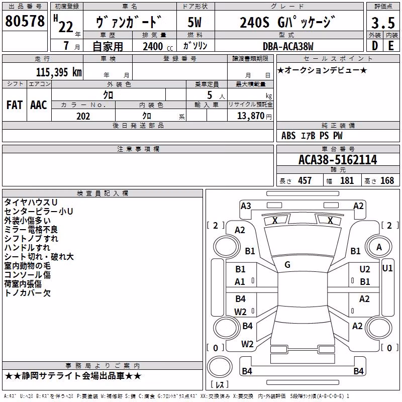 TOYOTA VANGUARD