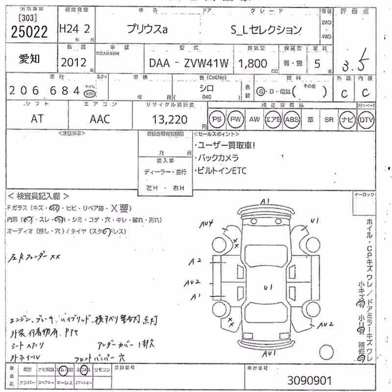 TOYOTA PRIUS ALPHA
