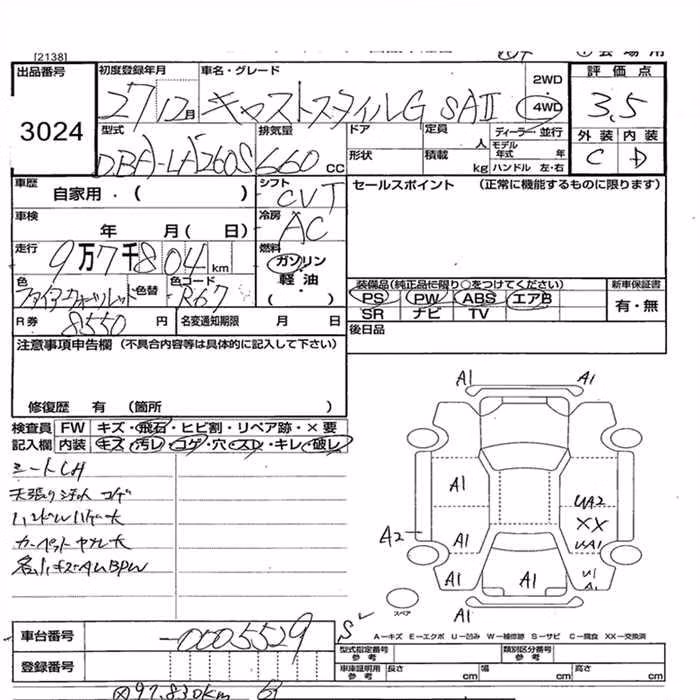 DAIHATSU CAST