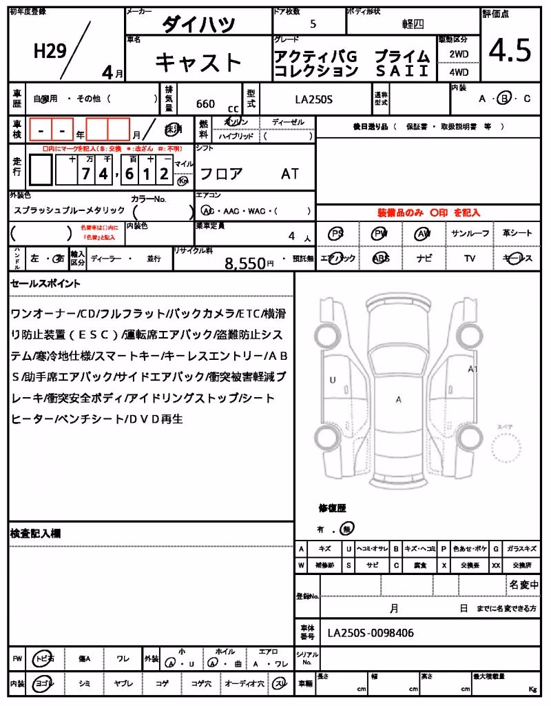 DAIHATSU CAST