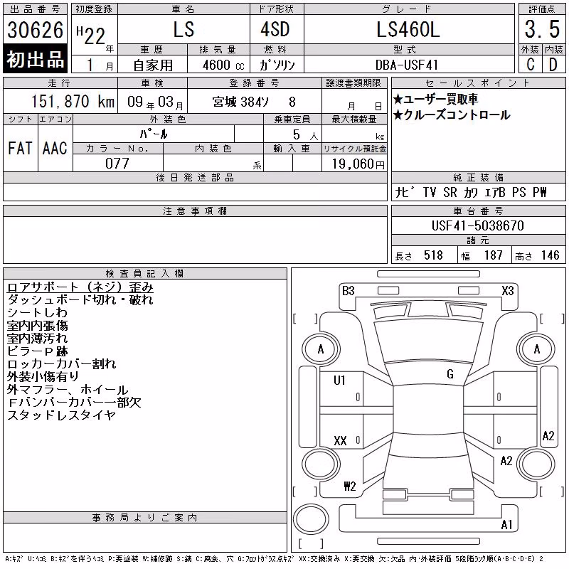 LEXUS LS460L