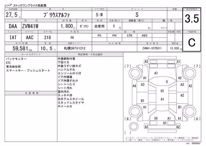 TOYOTA PRIUS ALPHA