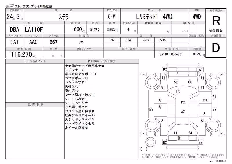 SUBARU STELLA