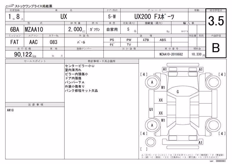 LEXUS UX200