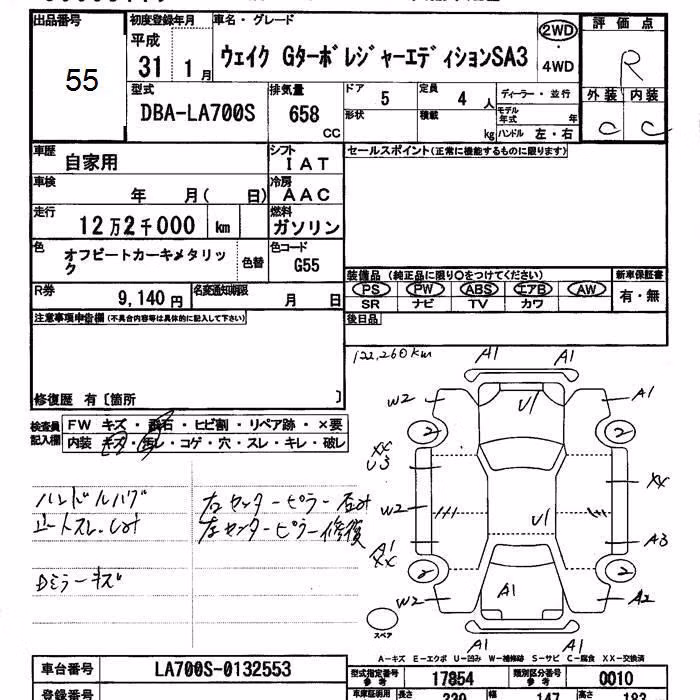 DAIHATSU WAKE