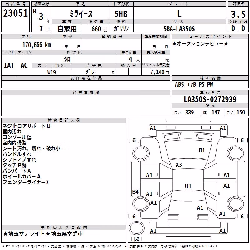 DAIHATSU MIRA E:S