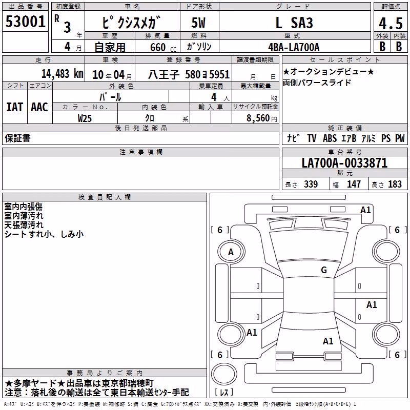 TOYOTA PIXIS MEGA