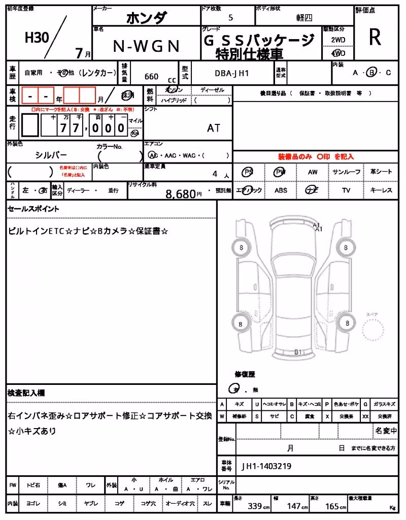 HONDA N-WGN