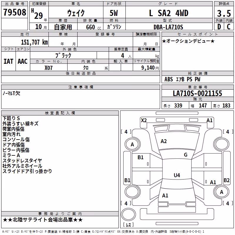 DAIHATSU WAKE