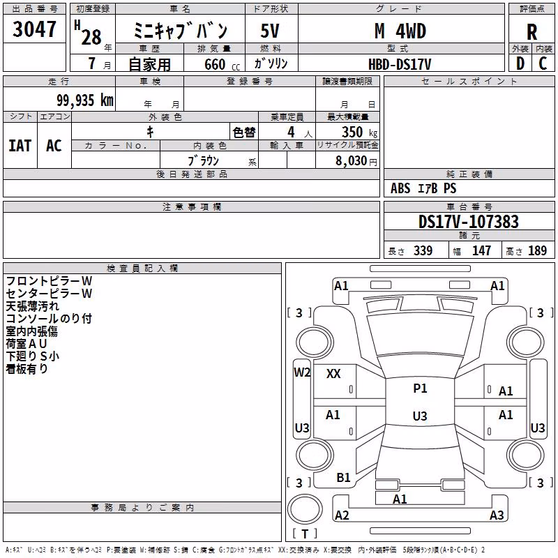 MITSUBISHI MINICAB