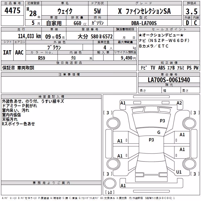 DAIHATSU WAKE