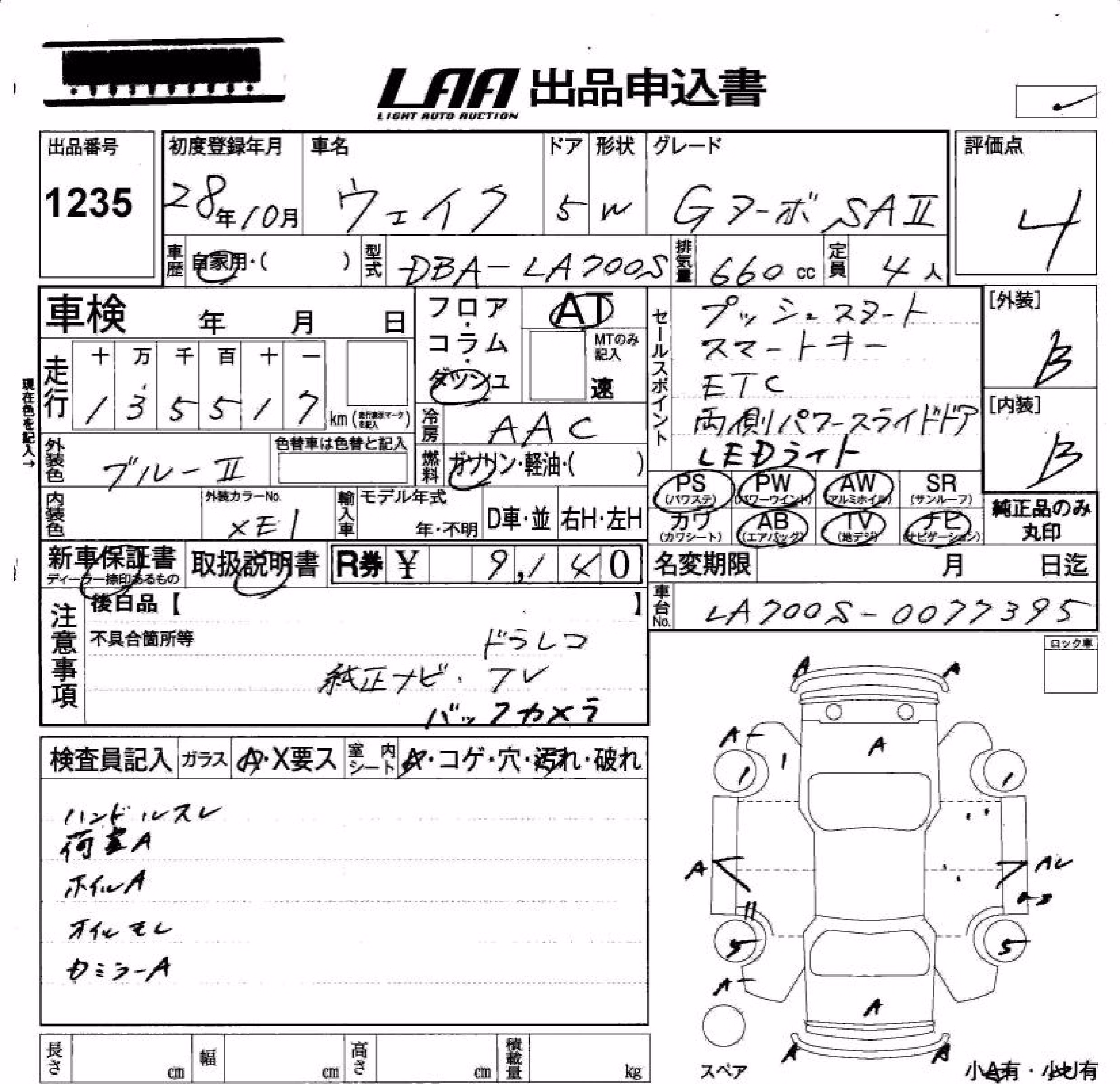 DAIHATSU WAKE