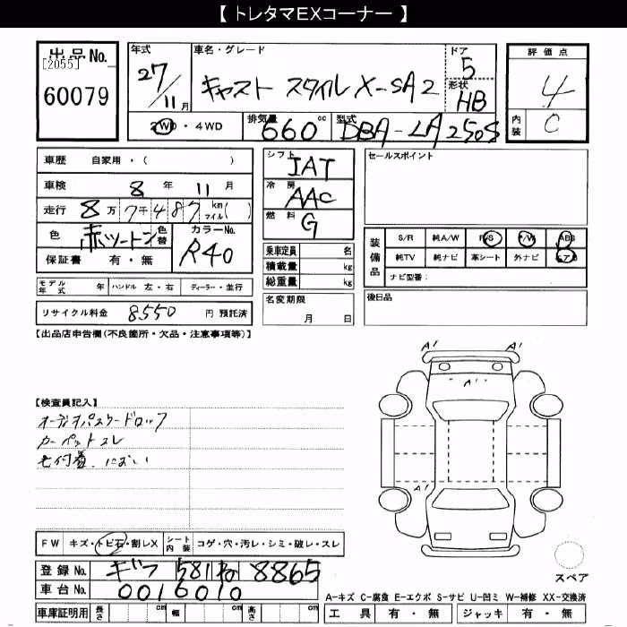 DAIHATSU CAST
