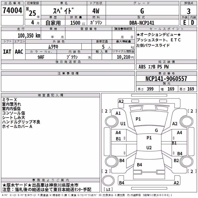 TOYOTA SPADE
