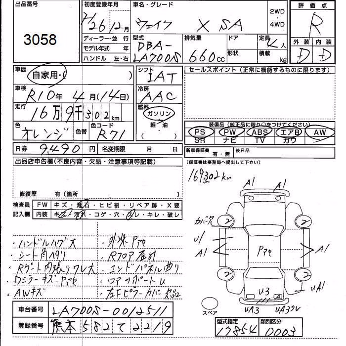 DAIHATSU WAKE