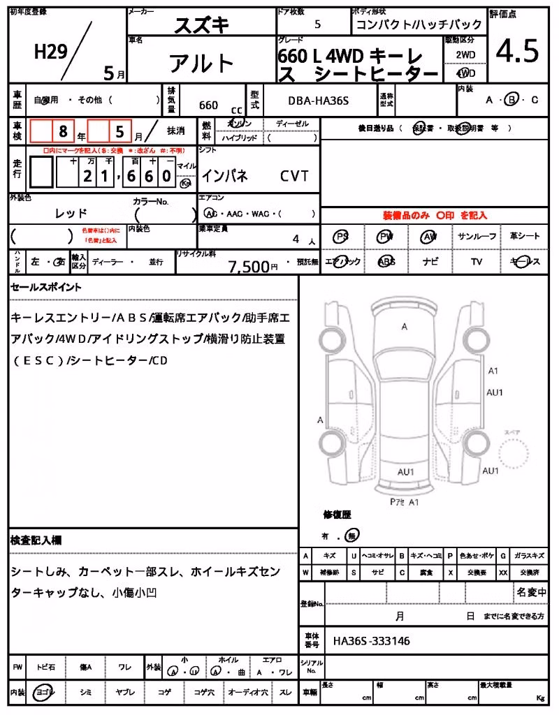 SUZUKI ALTO