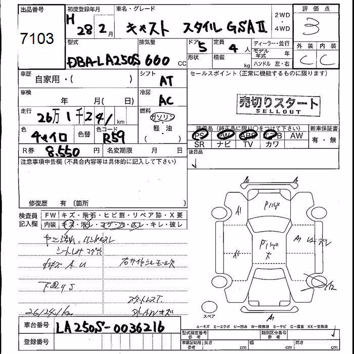 DAIHATSU CAST