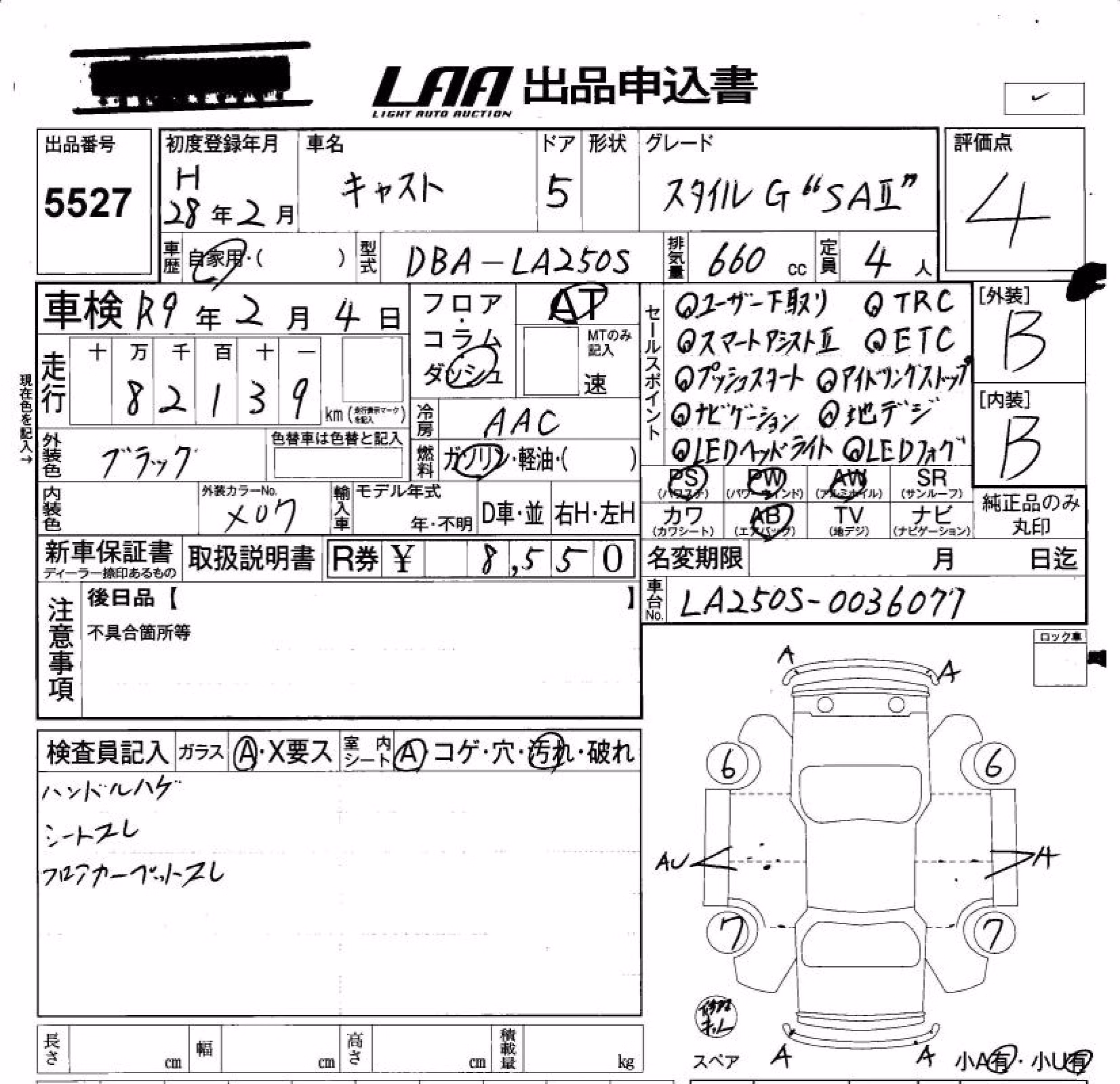 DAIHATSU CAST