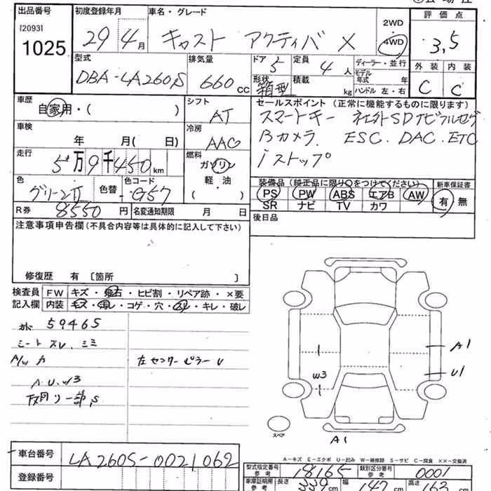 DAIHATSU CAST