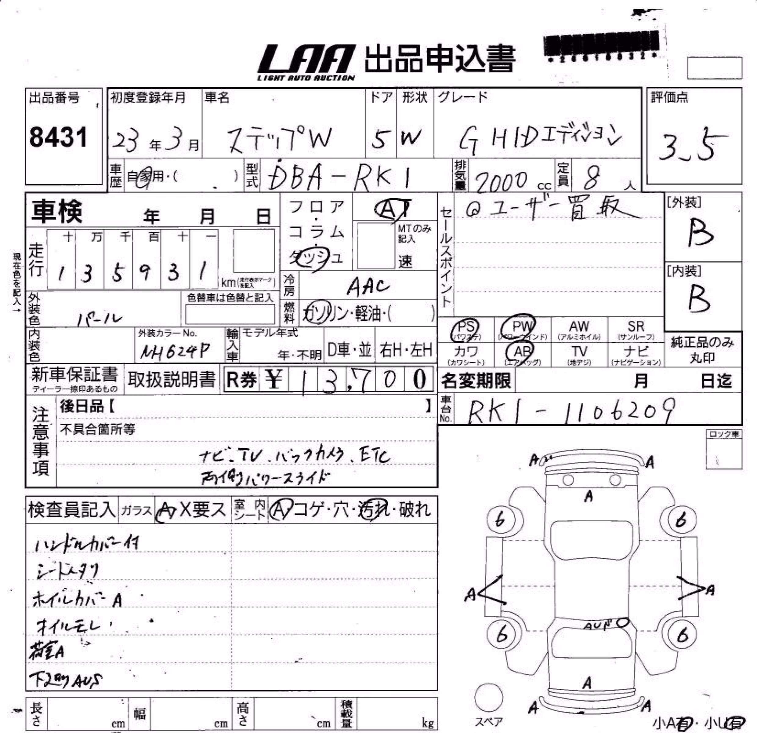 HONDA STEPWGN