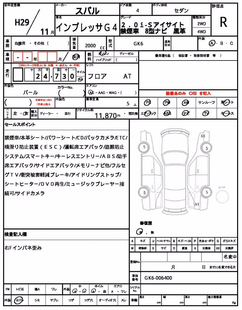 SUBARU IMPREZA