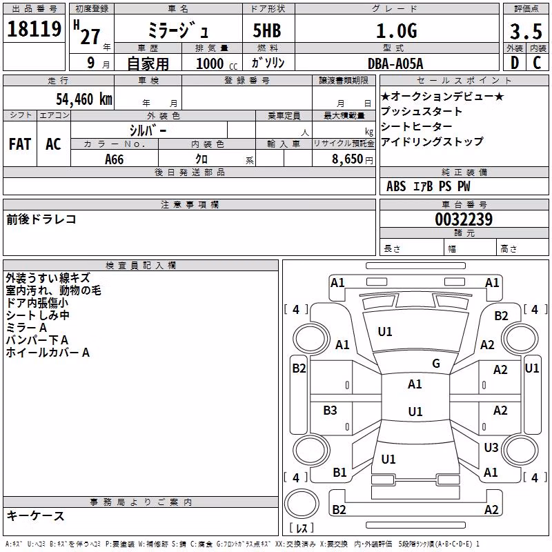 MITSUBISHI MIRAGE
