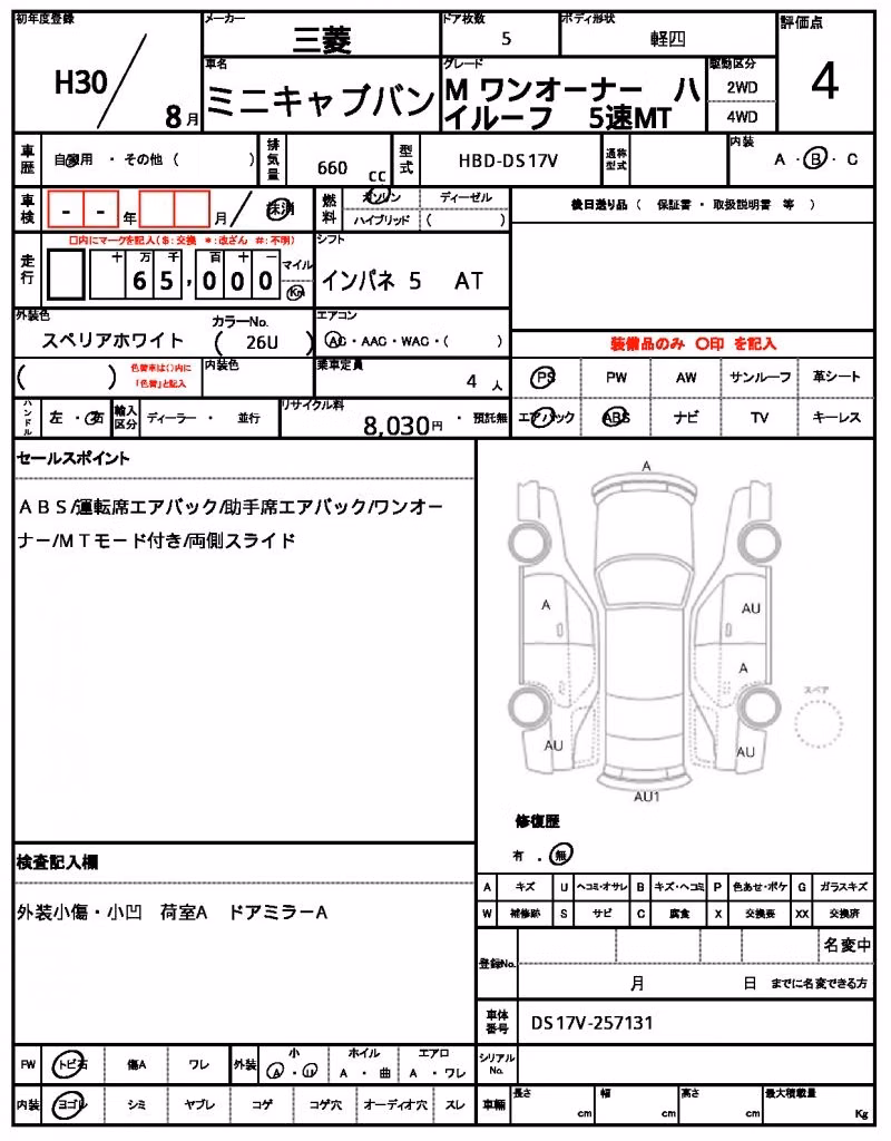 MITSUBISHI MINICAB