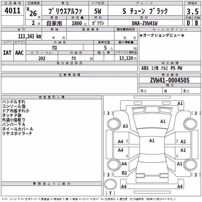 TOYOTA PRIUS ALPHA