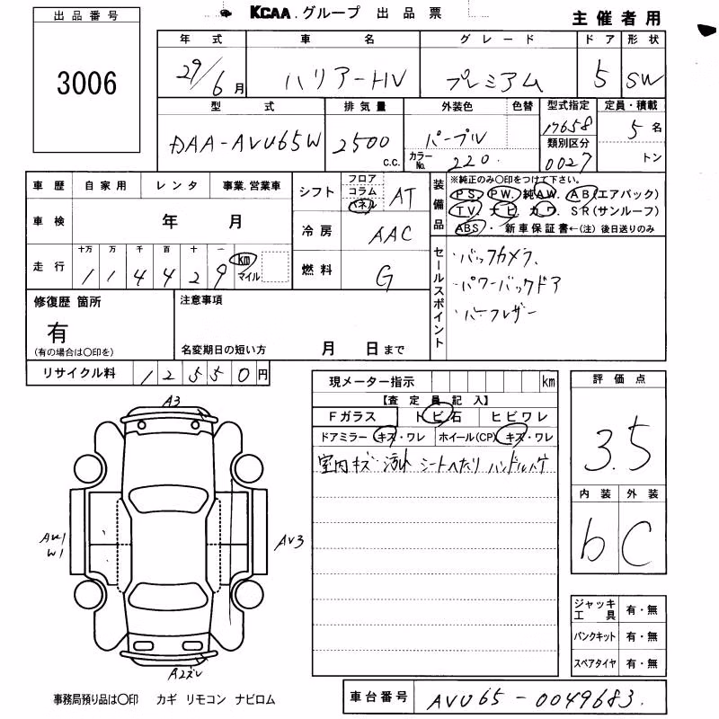 TOYOTA HARRIER