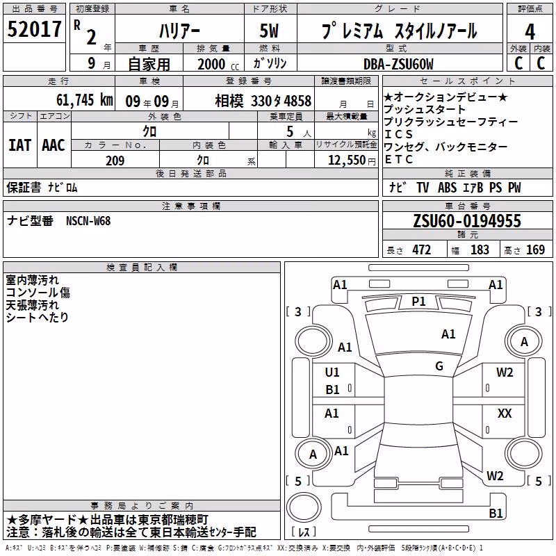 TOYOTA HARRIER