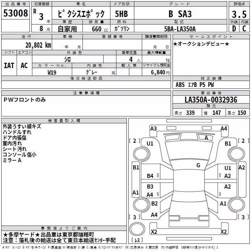 TOYOTA PIXIS EPOCH