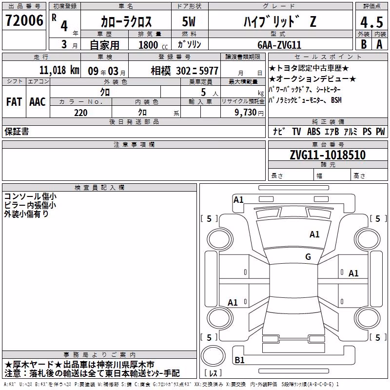 TOYOTA COROLLA CROSS