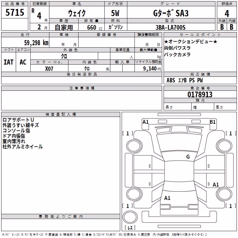 DAIHATSU WAKE