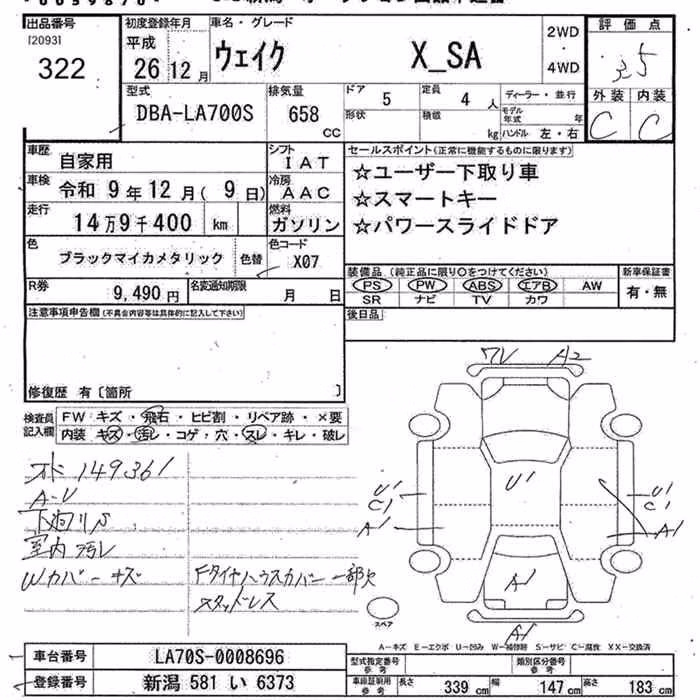 DAIHATSU WAKE